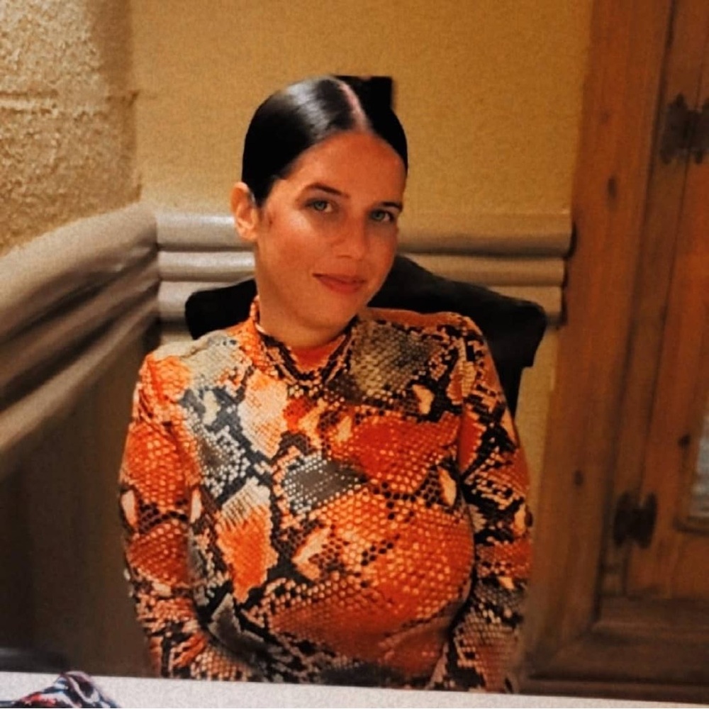 Animal print Long Sleeve Dress